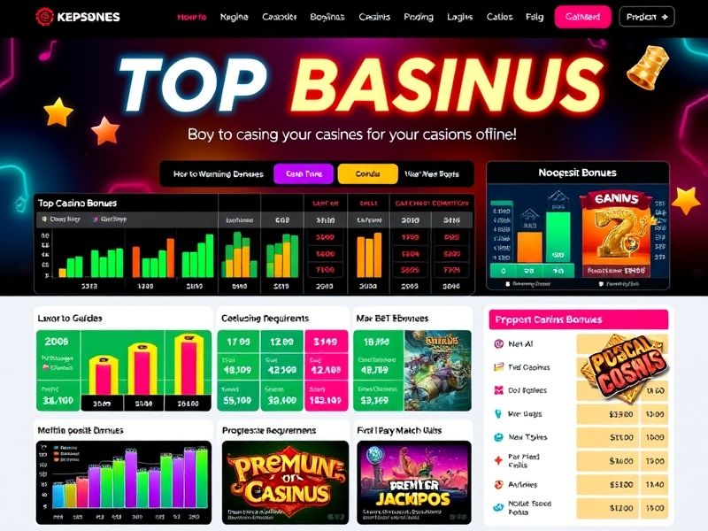 Explore the latest top casino bonus deals and promotions for 2024. Find expert ratings, terms & conditions breakdowns, and tips to maximize your online gambling rewards.
